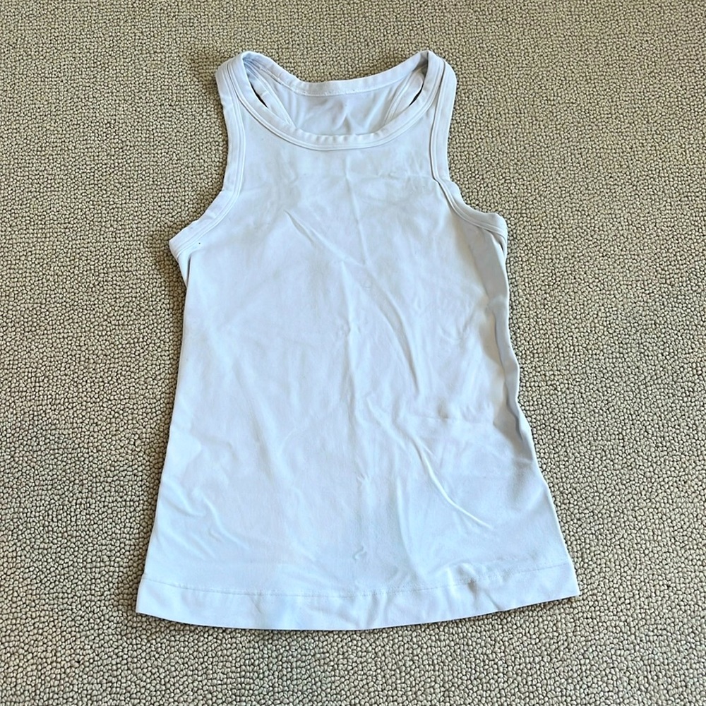 Lululemon white tank top Size 0